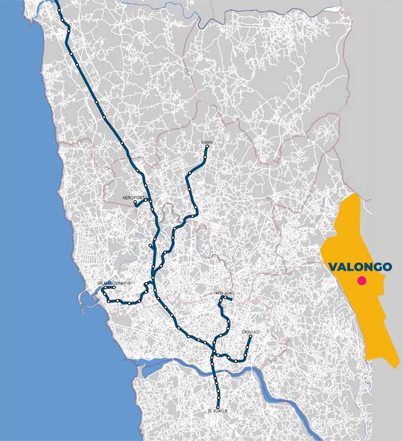 Valongo metro do Porto